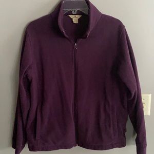 Purple Woolrich Full Zip Fleece